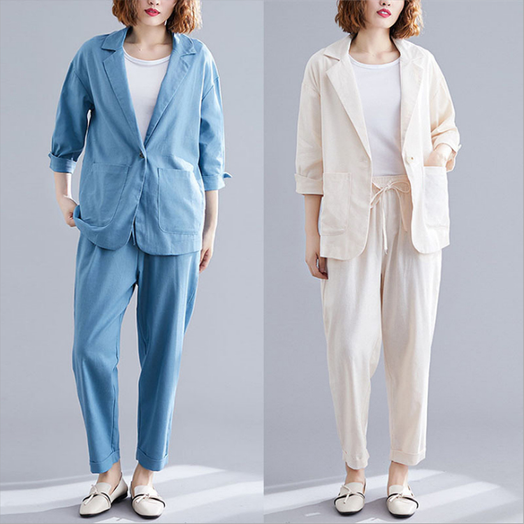 綿麻スーツ 素材とシルエットを楽しむ一着 シワにならない 洗濯しやすい 二セット目半額 Cunimeは流行のアイテムが何でも手に入る ファストファッション通販サイトです