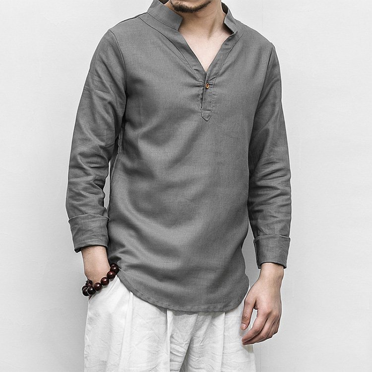 メンズリネンシャツ 風通しも良いので 今の季節にぴったりです Vivisouは流行のアイテムが何でも手に入るファストファッション通販サイトです