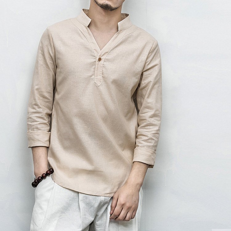 メンズリネンシャツ 風通しも良いので 今の季節にぴったりです Vivisouは流行のアイテムが何でも手に入るファストファッション通販サイトです
