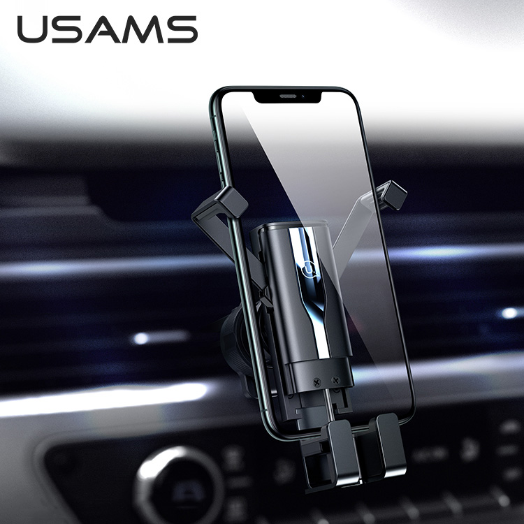 重力連動式車載スマホホルダー 自動開閉 4 7 7インチのスマホに対応で汎用性抜群 Hamberupオンラインストア