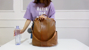 Handmade Anti-theft Leather Backpack - Jingpinlc