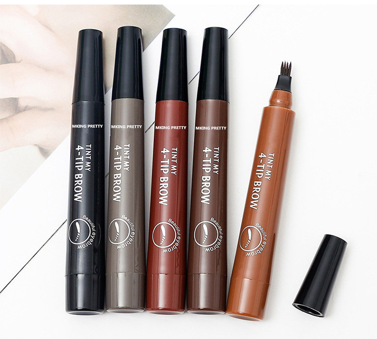 【新感覚アイブロウ】ナチュラル 薄づき仕様 滑らかな筆先 色持ち 落ちない くっきり色鮮やか フォーク型ブラシ リキッドアイブロウ Hacemallオンラインストア