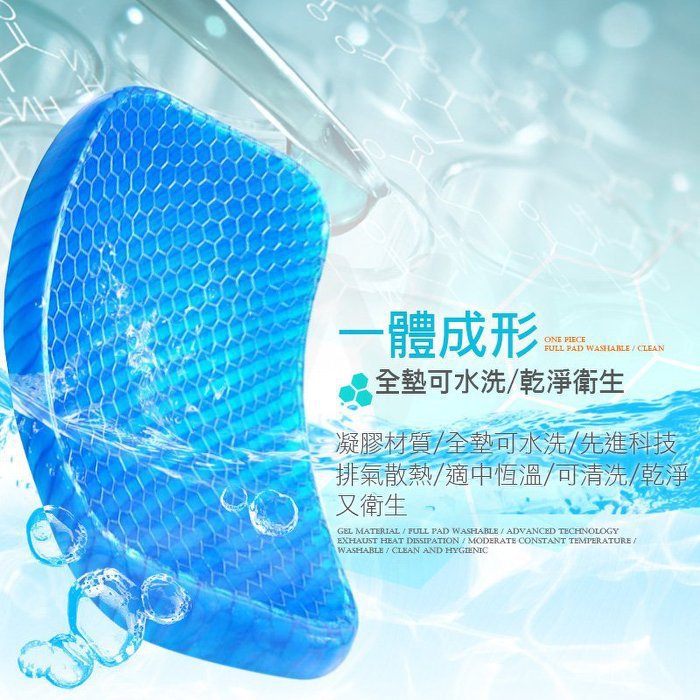 1617084726933775 日本超厲害黑科技【蜂窩凝膠坐墊】透氣舒適，緩震預防勞損，雞蛋都能保護