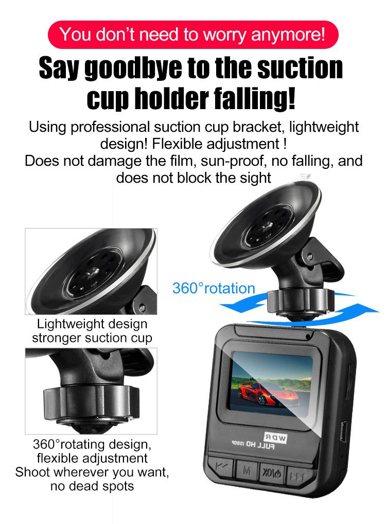 HD night vision driving recorder