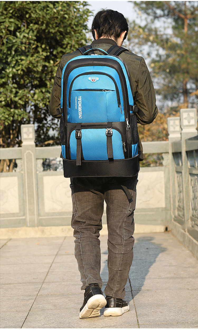 3dbcbf78f0c4bb068500fd07fe53d03e 可擴容大容量牛津雙肩包